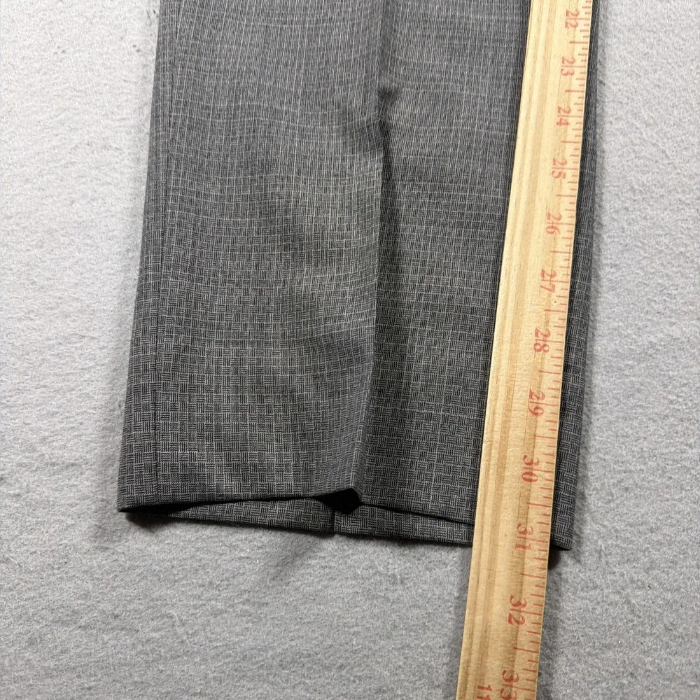 Ted Baker Dress Pants Mens 34x32 Gray Wool Check Slim Fit Jarrett Pant Canada